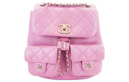 Chanel Рюкзак Women's из зернистой кожи личи и телячьей кожи светло-фиолетовый as3860-b10184-nm368