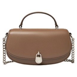 Michael Kors Сумка-кроссбод Mila Split Cow Leather Mini женская светло-бежевая 35f5simc0l-229