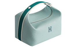 Hermes Сумка-косметичка Bride a Brac из ткани с хлопком, большая унисекс blue h103223m11