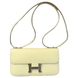 Hermes Сумка через плечо Constance Epsom Leather, женская, цвет Milton Yellow h085425cki8