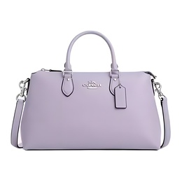 Coach Сумка через плечо Georgia Refined Pebble Pattern Leather, кроссбоди, женская ручная кладь Tubas светло-фиолетовая cr156-svll