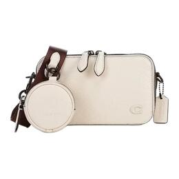 Coach Сумка через плечо Charter Cow Leather, кросс-боди Trumpets Unisex White cc070-chk