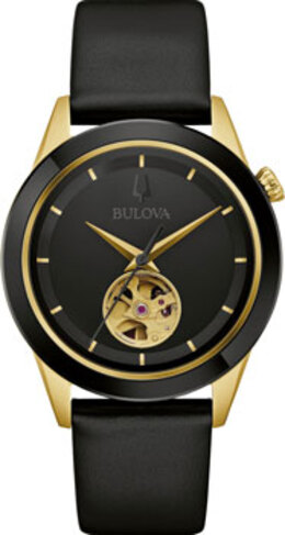 Японские наручные мужские часы Bulova 98A327. Коллекция Apollo Automatic w248131