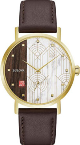 Японские наручные мужские часы Bulova 97A141. Коллекция Frank Lloyd Wright w248090