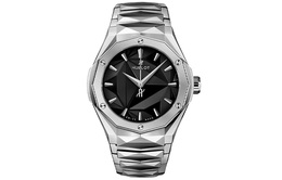 Hublot Классические Fusion автоматический механический механизм унисекс часы 40 мм черный циферблат корпус из титана ремешок из титана 550.ns.1800.ns.orl22