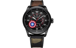 Citizen Мужские часы Ecology Drive Collection с кварцевым механизмом на световой энергии, нейлоновый ремешок, черный циферблат aw1367-05w品牌直供