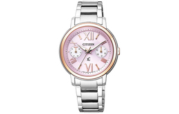 Citizen Коллекция C XC Collection часы с кварцевым механизмом браслет из нержавеющей стали женские часы розовый циферблат FD1094 53W fd1094-53w