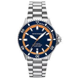 Морской исследователь автоматические часы из нержавеющей стали Emporio Armani ar60090