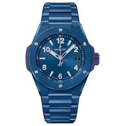 Hublot Автоматический механический механизм унисекс часы 38 мм синий циферблат керамический корпус керамический ремешок 457.ex.7170.ex