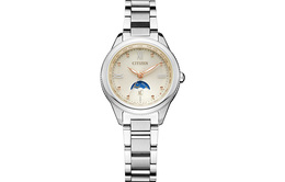 Радиоуправляемые кварцевые часы коллекции Ecology Drive с титановым ремешком женские часы с золотым циферблатом Citizen ee1000-58a