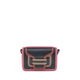 Pierre Hardy Multicolor Calf Leather Bos Taurus Shoulder Bag piqv08blackmultibb