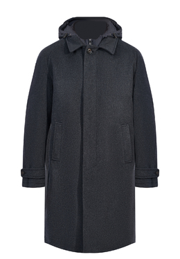 CORNELIANI: Серое пальто 