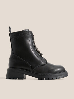 Pepe Jeans: Чёрные ботинки 