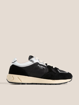 Pepe Jeans: Чёрные кроссовки 