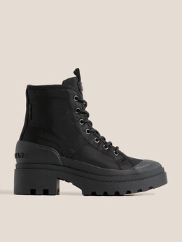 Pepe Jeans: Чёрные ботинки 