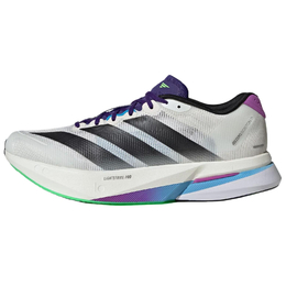 Adidas Adizero Boston 13 устойчивые к истиранию дышащие поддерживающие амортизирующие нескользящие беговые кроссовки men's белый черный js4946 | white black