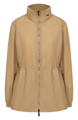 Burberry: Бежевый пуховик 