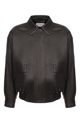 Saint Laurent: Кожаная куртка 