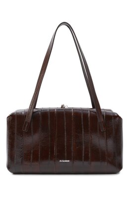 Jil Sander: Коричневая сумка  Goji