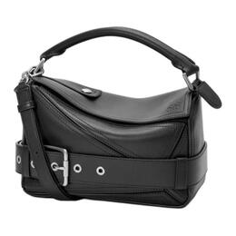 Loewe Сумка Puzzle Bright Calfskin Shoulder Bag, Crossbody Bag, Handbag Trumpets Women's Black a510s21xc7-1100