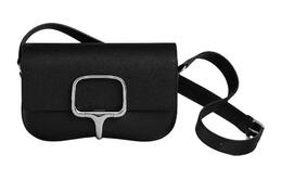 Hermes Сумка кросс-боди Della Cavalleria Epsom Calfskin, женская наплечная сумка 89 Noir Black h084658ck89