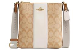 Coach Рюкзак Rowan Coated Canvas с кожаными деталями, мини-сумка через плечо для женщин, светлый хаки cr248-imwqj