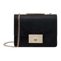 Furla Миниатюрная женская наплечная сумка из коровьей кожи черного цвета wb00936-bx0306-o6000