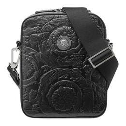 Versace Сумка через плечо FANSIZHE MEDUSA BIGGIE Collection Barocco из коровьей кожи малый размер мужская black 1000721-1a10637-1b00e