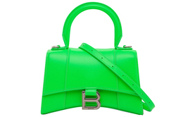 Balenciaga Сумка hourglass smooth calfskin, сумка через плечо, кроссбоди, женская сумка extra small neon green 5928331qj4y3807
