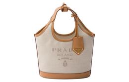 Кожаная сумка через плечо, кроссбоди, мини-сумка женская natural Prada 1be074_2dli_f0018_v_oah