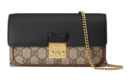Замок холщовый с кожаным кошельком, сумка с замком, сумка через плечо, кроссбоди женская Gucci 658226-klqig-8575