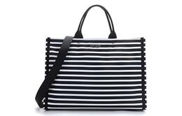 Kate Spade Сумка из ткани, шоппер, сумка через плечо, женская большая сумка black white stripes pxr00530-071