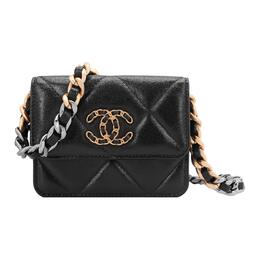 Chanel Сумка через плечо из овчины, кошелек, поясная сумка, женская, black ap2522-b04852-94305