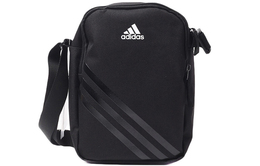 Adidas Полиэстеровая сумка через плечо, наплечная сумка унисекс черная aj4232 | black