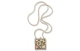 Chanel 22A ранняя осень металлическая цепочка сумка кроссбоди женская gold & white & red & pink ap2890-b08661-nj290