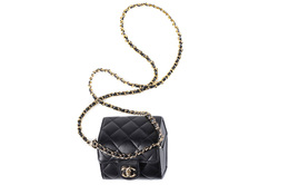 Chanel 22A ранняя осень овчина коробка кросс-боди сумка women's black ap2893-b08665-94305