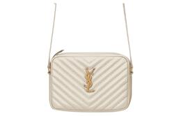 Saint Laurent Сумка через плечо LOU из коровьей кожи, женская наплечная сумка, мягкий молочно-белый 761554-dv707-9207
