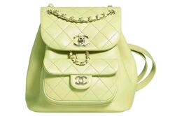 Chanel Рюкзак Duma Cow Leather Backpack Trumpets женский светло-желтый as2908-b09750-nl298