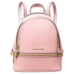 Кожаный рюкзак Rhea Extra Small женский Powder Blush Michael Kors 35t5grab0l-powder blush