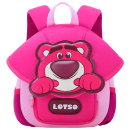 Disney Сумка-рюкзак для малышей серии Strawberry Bear из неопрена с покрытием PU, детский розовый/синий b20124-l | pink