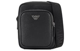 Emporio Armani Кожаная сумка для фотоаппарата через плечо мужская черная y4m387-y138e-81072