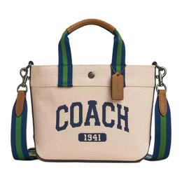 Coach Холщовая сумка-шоппер, шоппинг-сумка, сумка через плечо, маленькая мужская сумка multicolor cbk29-qblbo
