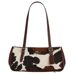 Coach Сумка через плечо из коровьей кожи, большая женская коричневая ccc85-svyfh