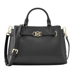 Michael Kors Кожаная сумка через плечо из коровьей кожи, маленькая женская сумка черного цвета 35f4g6rs1t-black