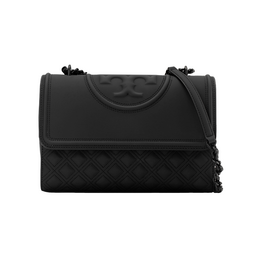 Tory Burch Сумка кросс-боди Fleming Rubber With PU, женская, черная 82559-001