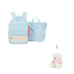 The North Face Комплект рюкзака и сумки из полиэстера для детей blue nm2dr03t | blue