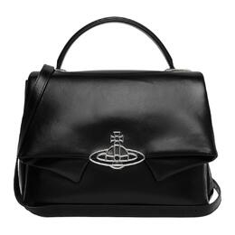Vivienne Westwood Кожаная сумка через плечо, кроссбоди, женская черная 47020008wl0077blac
