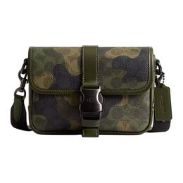 Coach Сумка через плечо League Signature Coated Canvas Small Men's Green caf99-xif
