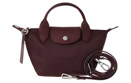 Longchamp Сумка Le Pliage Néo Fabric Dumpling, мини-сумка через плечо для женщин, темно-красная 1500598p52
