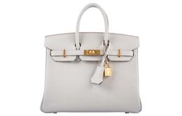 Сумка Birkin Togo Calfskin Cow Leather Birkin Bag Handbag Regular Women's 80 Gris Perle Pearl Gray Hermes h041344cc80